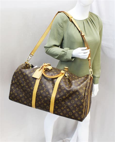 replica lv monogram keepall bag|louis vuitton keepall 55 bag.